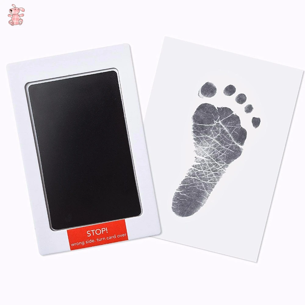 Footprint Handprint Ink Pad & Cards For Baby Or Pet Paw Print