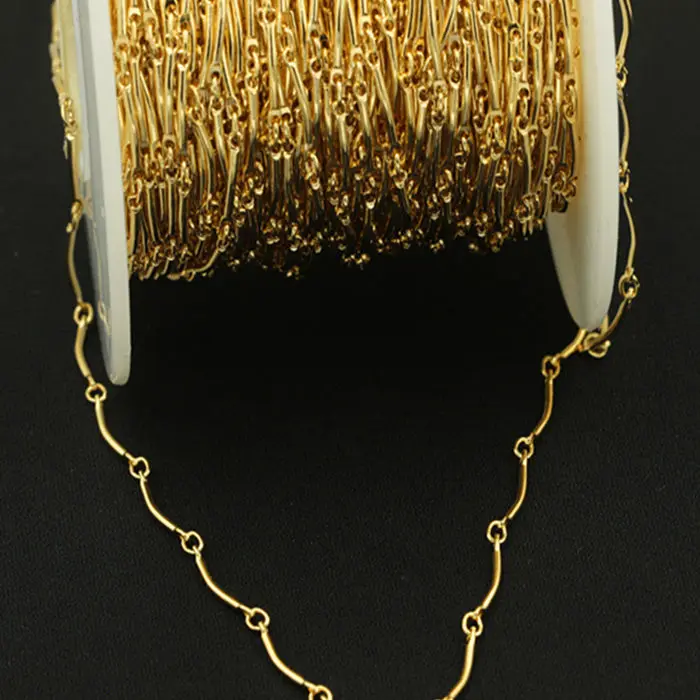 Etsy Hot Elbow Bar Chain Gold Fileld In Bulk For Jewelry Necklace