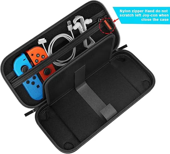 product carrying case with 20 game cartridges protective hard shell travel case pouch for nintendo switch console  accessories-29