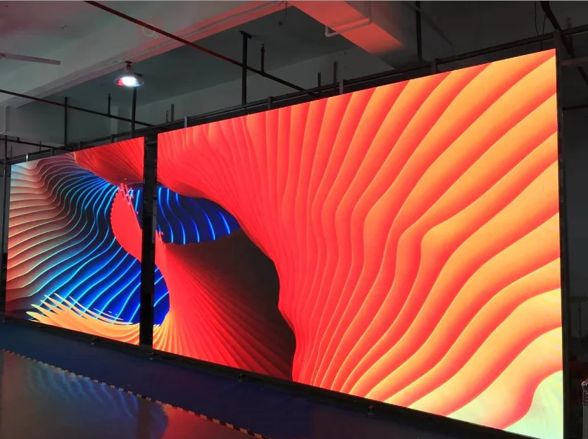 P3.91Stage background video wall rolling LED display rental Lightweight led panel for publicity outdoor 9