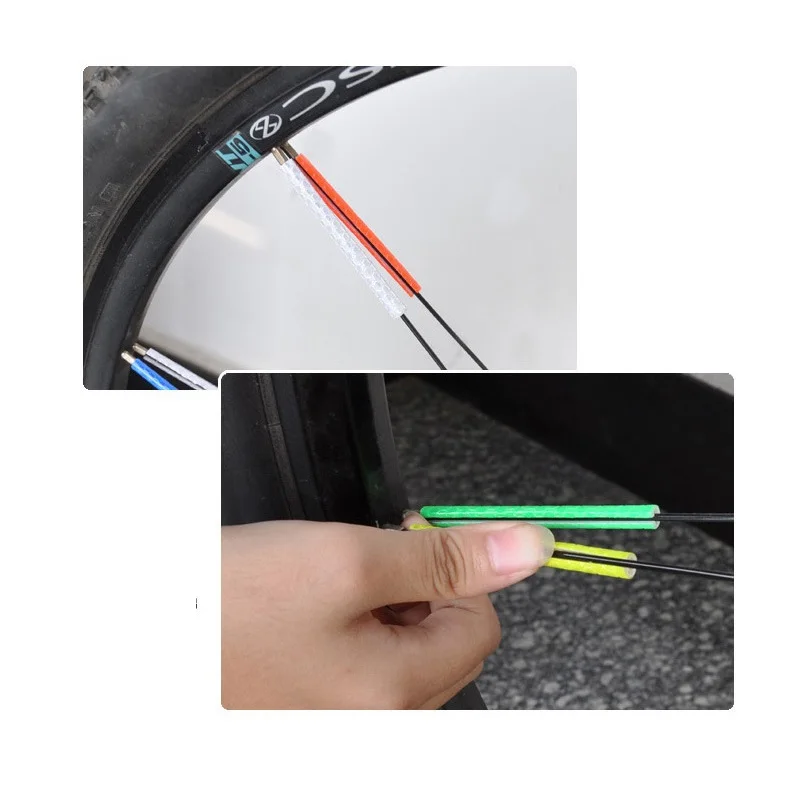 Universal Colourful Reflective Spokes For Mountain Bike Warning Strip