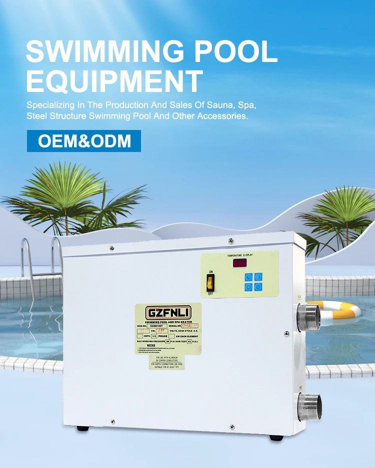 In-ground Swimming Heat Pump, Portable, 5.5-60kw - detail 2