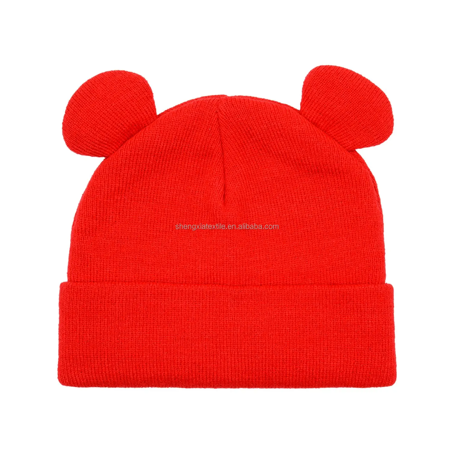 Beanie Hat With Horns Cute Crocheted Beanie With Ears Buy Devil Horns