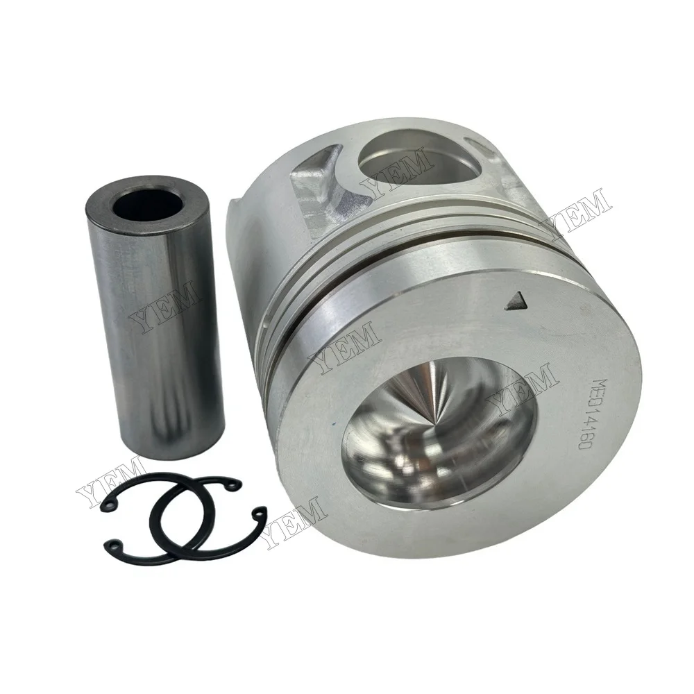 Piston With Pin Circlip ME014160 Fit for Mitsubishi 4D34 Engine Parts 2