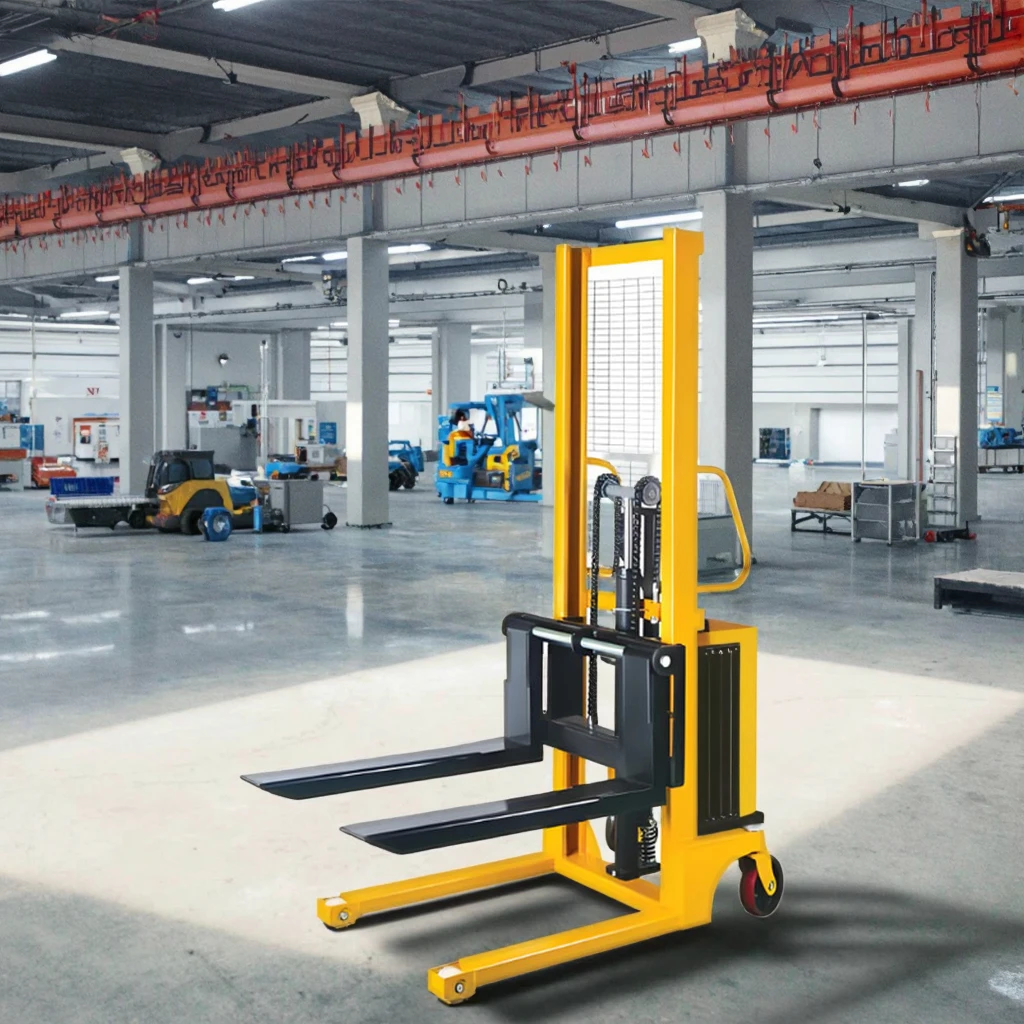 High Quality Heavy Duty Manual Stacker CE Certified ISO 9001 Compliant for Warehouse Logistics and Industrial Use Manual Stacker details