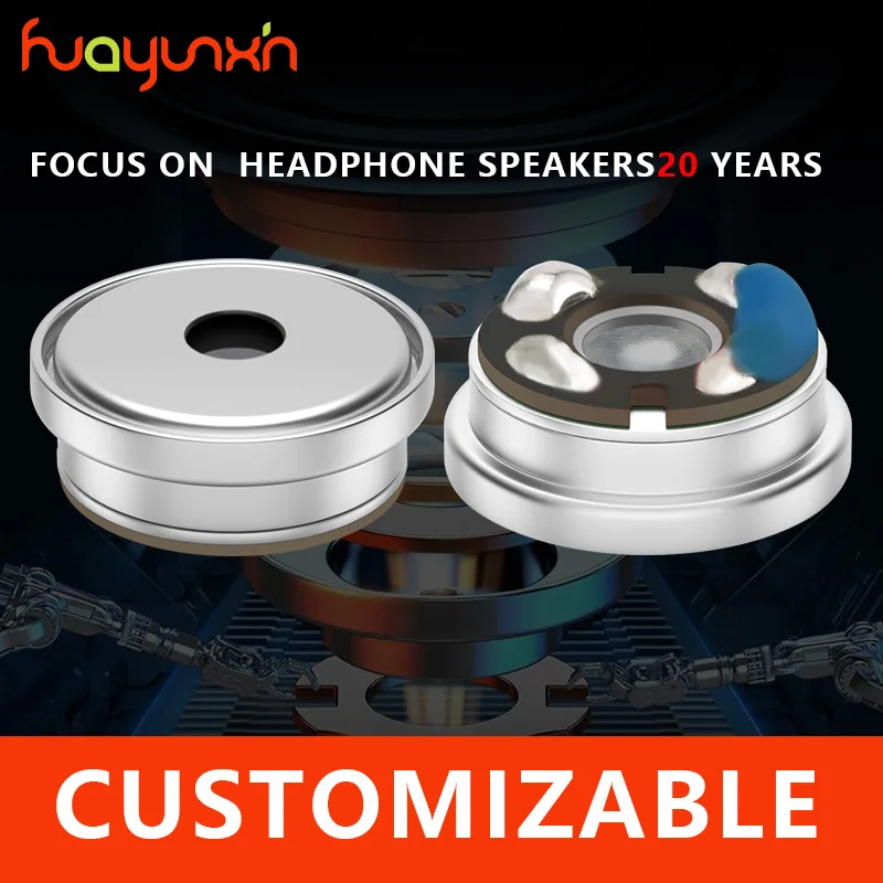 Wholesale 32ohm 3mw 8mm Tws Earphone Speaker Parts 16ohm Metal Earbuds