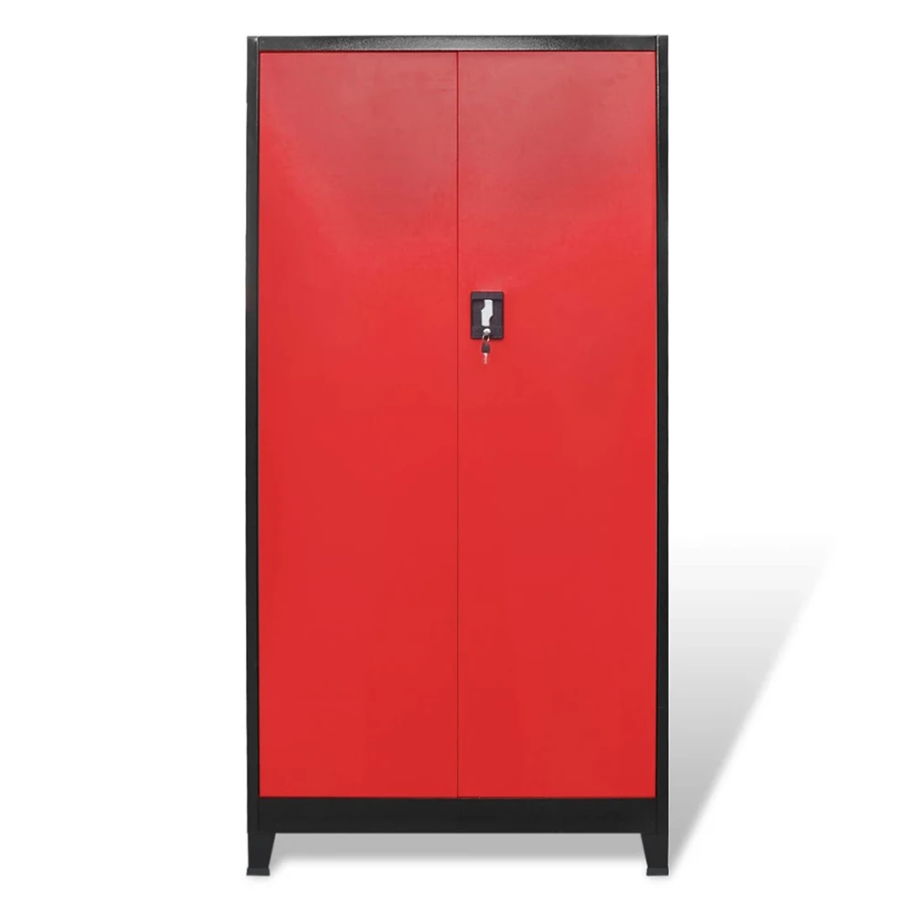 Customized Garage Workshop Car Storage Metal Tool Cabinet, Cupboard 2 Doors 3 Drawers with Pegboard Rack details