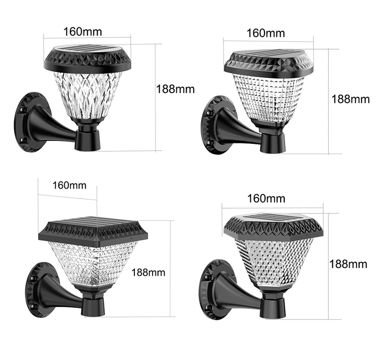 2022 Factory Price High Quality Waterproof Solar Wall Light For Outdoor