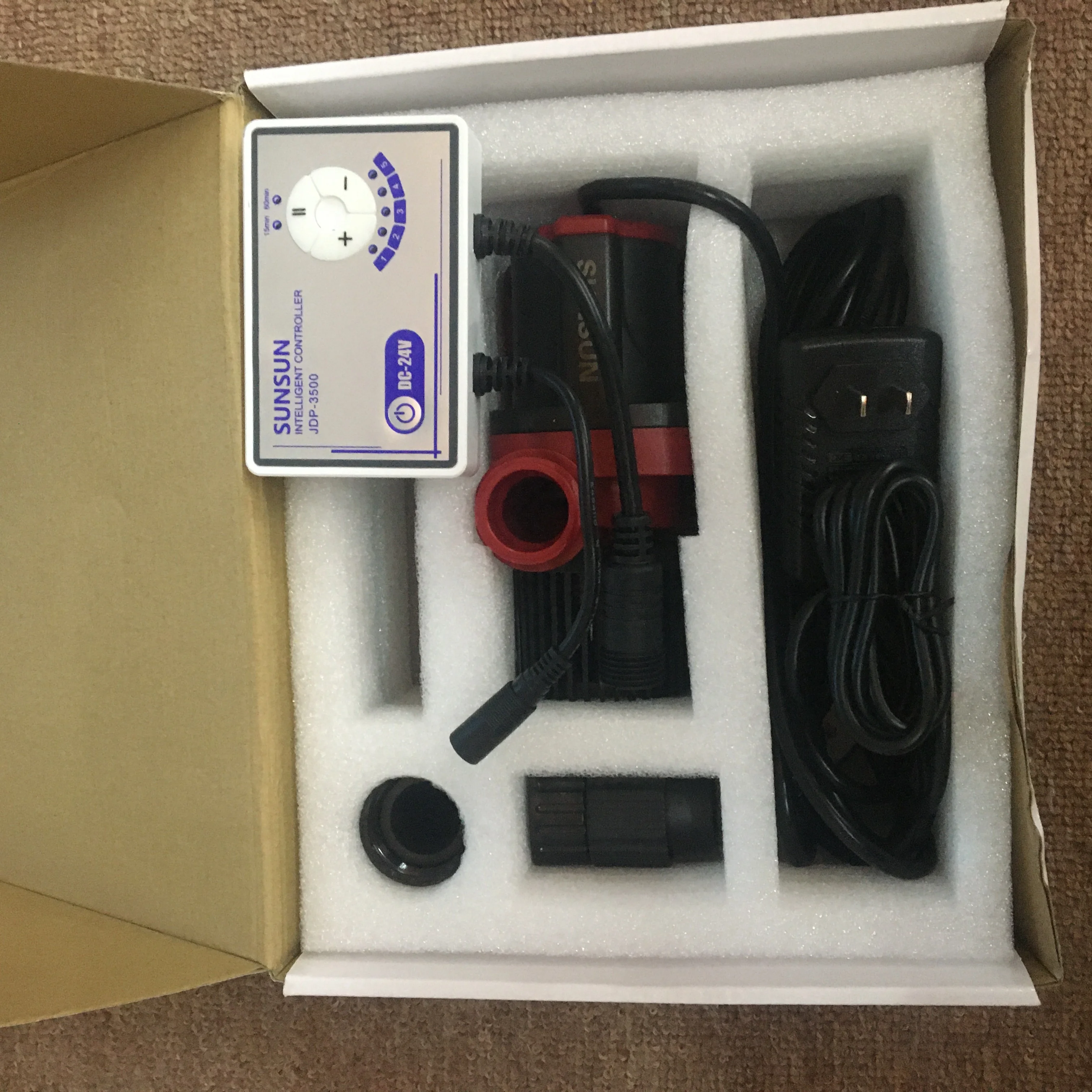 24V 3500l/h SUNSUN JDP-3500Q DC Water Pump for Aquariums