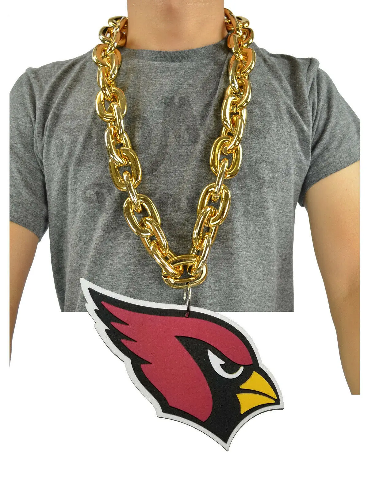 ARIZONA CARDINALS JEWELRY NECKLACE STACKED DISK - Jenkins Enterprises