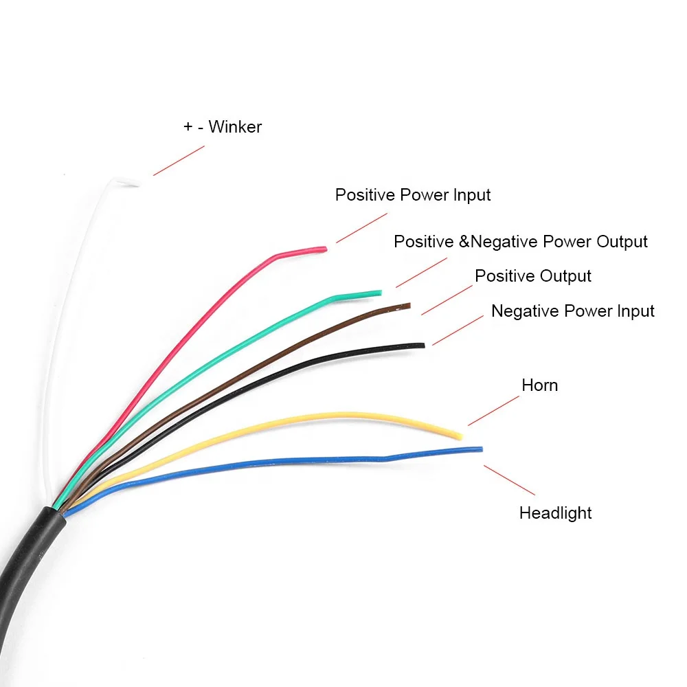 Universal 7 button Motorcycle Switches Race Bikes Motocross 22mm Handlebar Switches Assembly Headlight Indicator Horn Switch