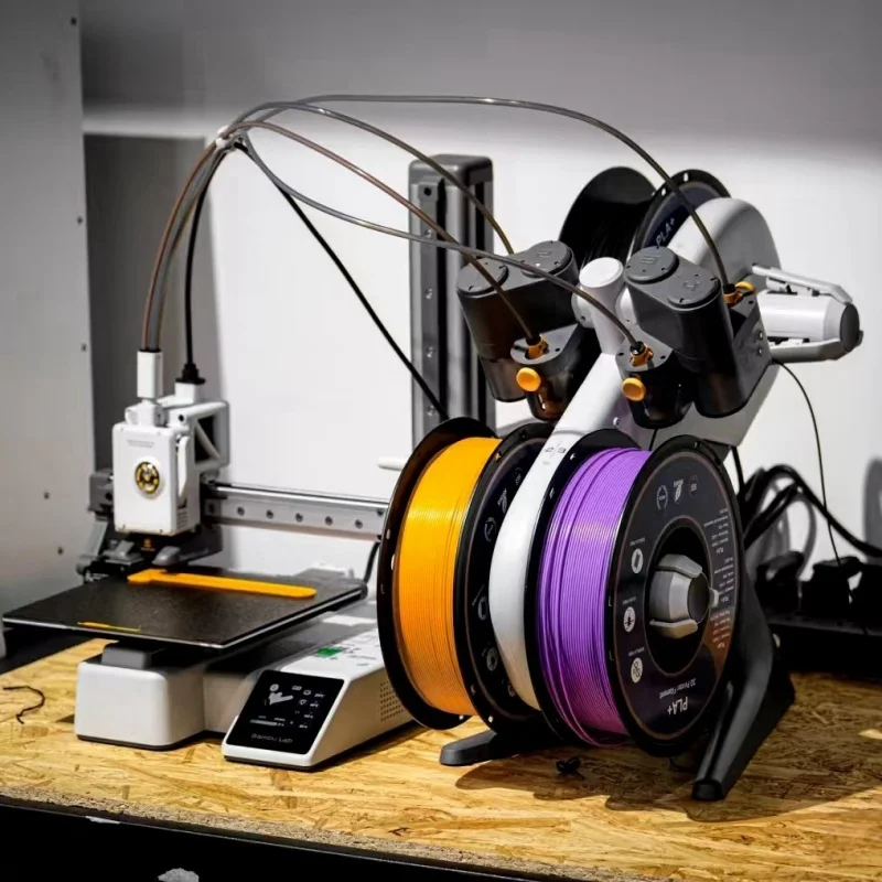 Bamboo Lab A1 Mini Combo 3D Printer Automatic Multi Color PLA Bamboo Lab A1 Mini Combo 3D Printer Automatic Multi Color PLA