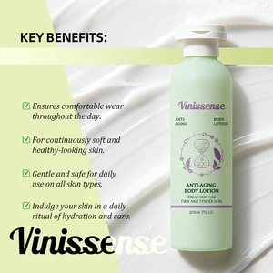 OEM Custom Body Lotion Organic Rose Anti-Aging Skin Firming Whitening & Moisturizing for Improving Fine Lines for Women