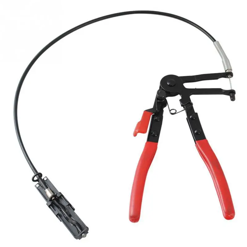 Flexible Wire Long Reach Hose Clamp Pliers For Fuel Oil Water Pipe Auto Tool Kit