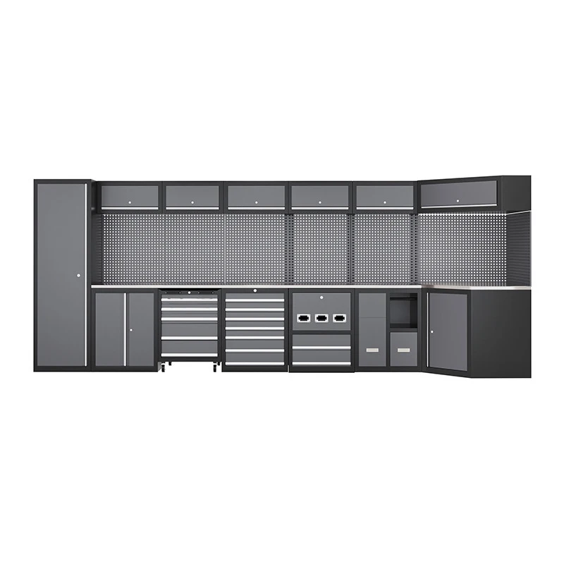 4-Unit Modular Tool Cabinet | OEM Factory Heavy-Duty Metal Workbench