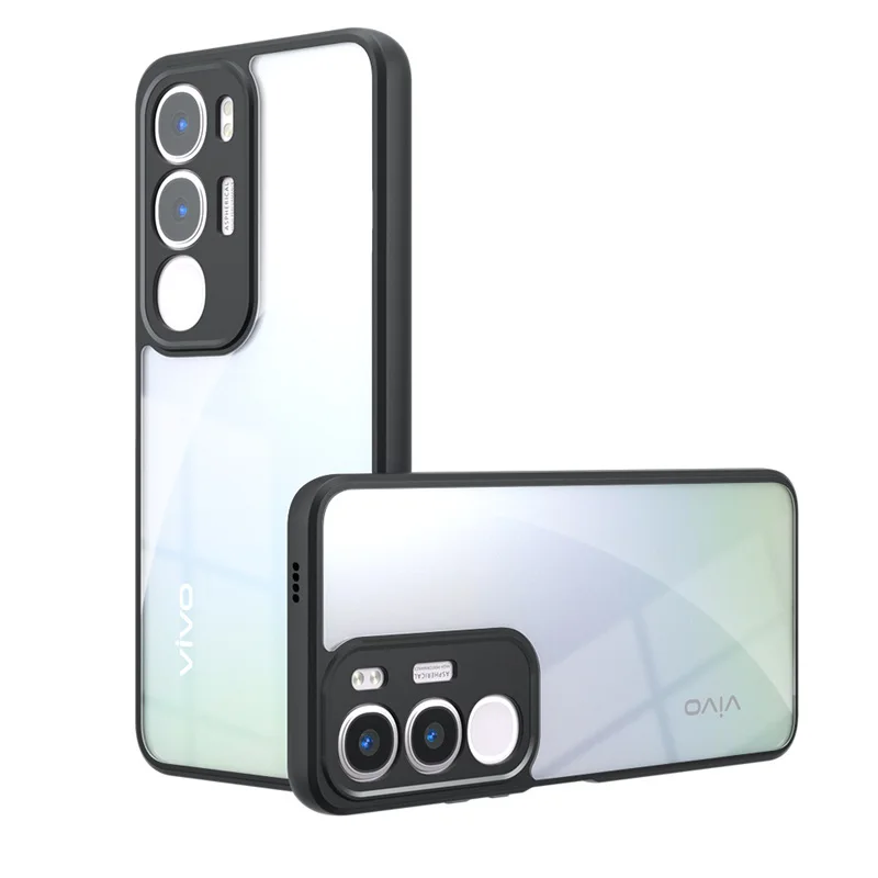 SEAHAI Cover per Vivo Y19s, Custodia Ultra Sottile in Silicone Liquido Morbida con Modello Animale di Fiori Carini, Elegante Matte TPU Bumper Antiurto