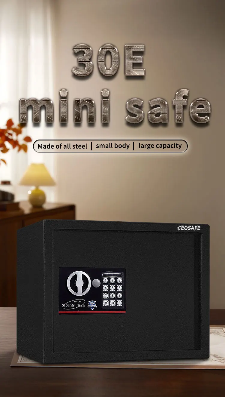 CEQSAFE Commercial Safe Hotel Guest Room Code Safe Box Mini Deposit Box Safe manufacture