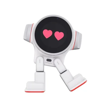 Hot sell White Rux robot intelligent AI robot with power station LeTianPai robot accompany dest toy