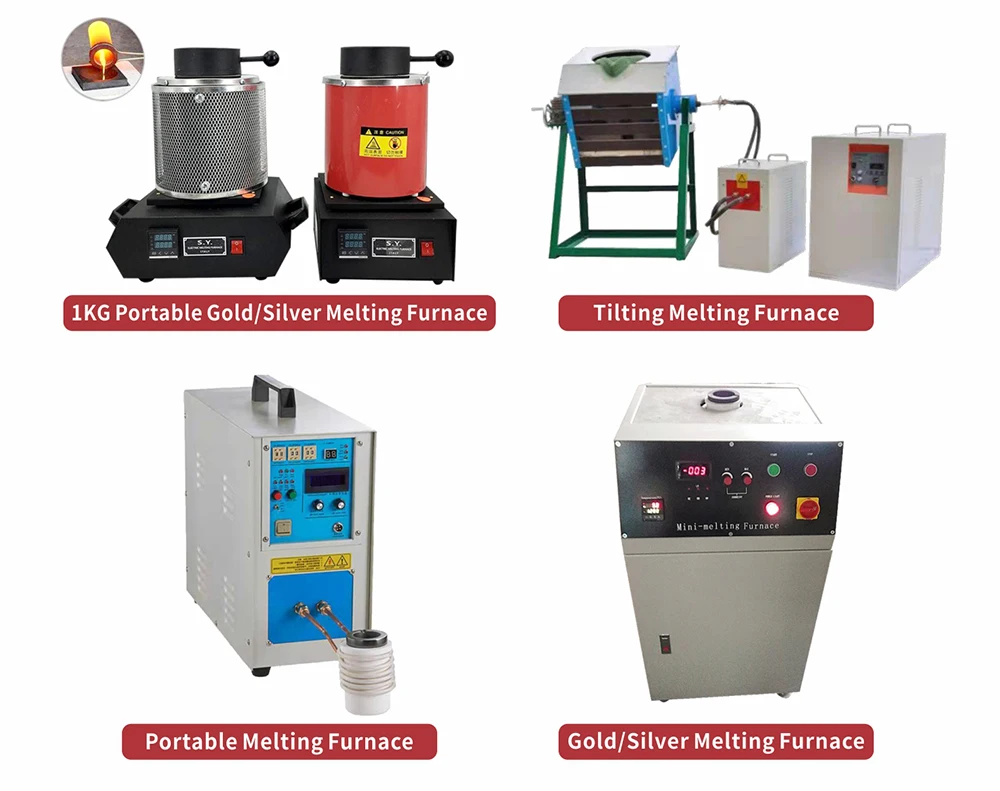 Portable Smelting Furnace Maximum 1600 Degrees For Gold,Silver,Copper