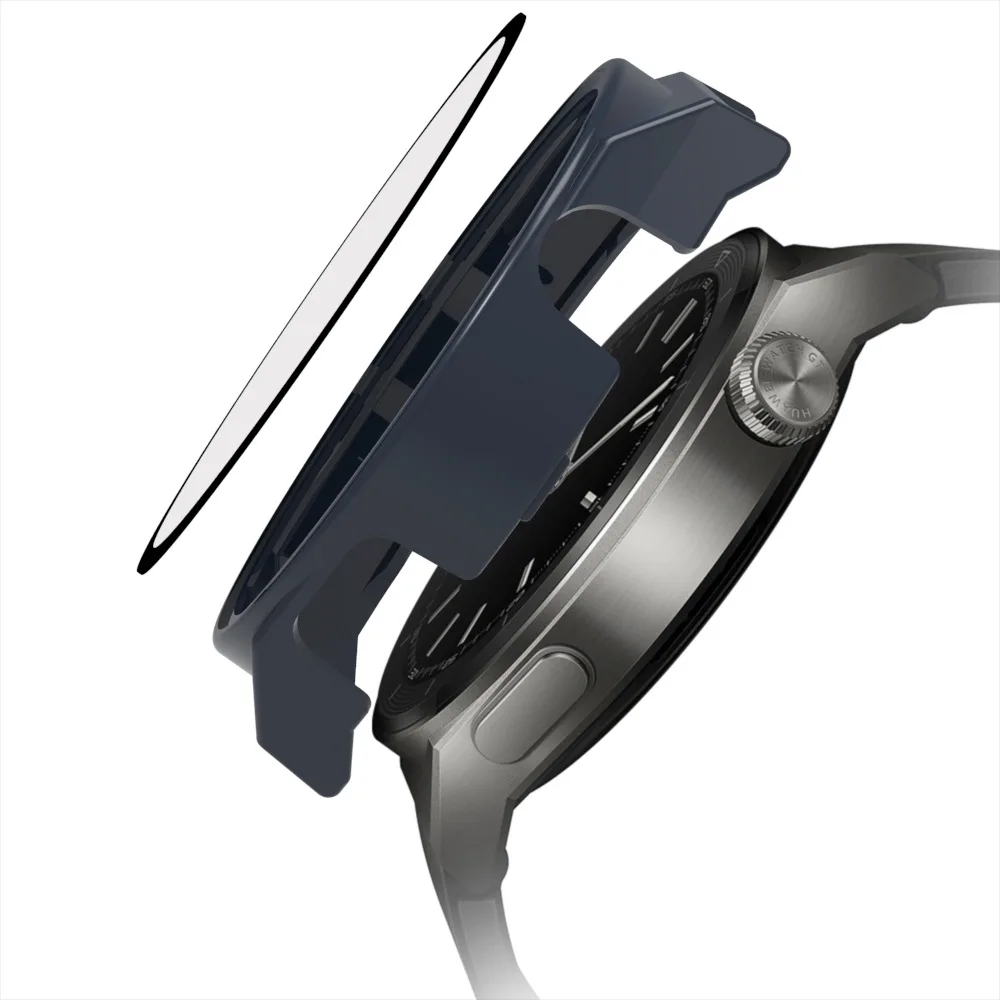 Жесткий Чехол-рамка из поликарбоната для смарт-часов Huawei watch GT 3 Pro 46 мм чехол с полным покрытием стеклянная защита экрана оболочка