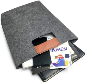Custom felt bible cover carrying tote book case church bag women