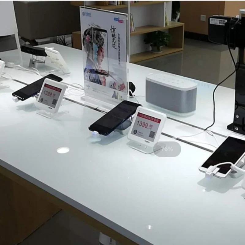 Supermarket EPaper Demo Kit Digital Price Tag System Magnetic Display for Store Application ABS Material Label Magnet Paper