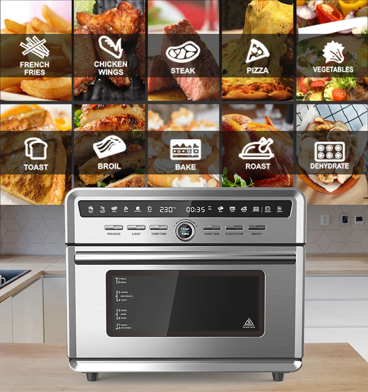 Hotselling Electric Air Toaster Oven For Dehydrating Fruits With 10