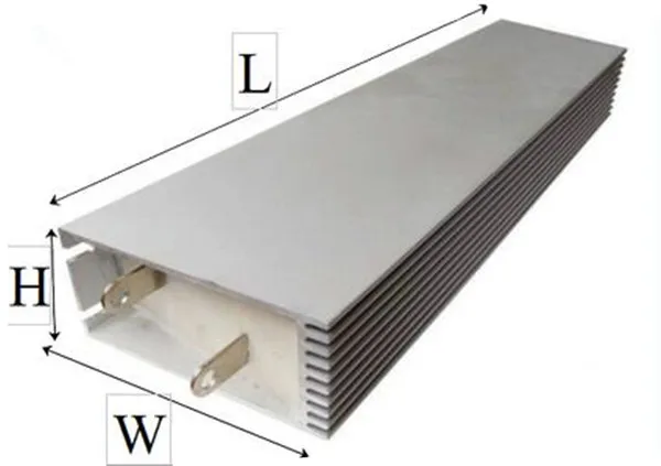 2000W RXLG Power Dummy Load Brake Aluminum Fixed Resistor Wirewound High Efficiency Resistor