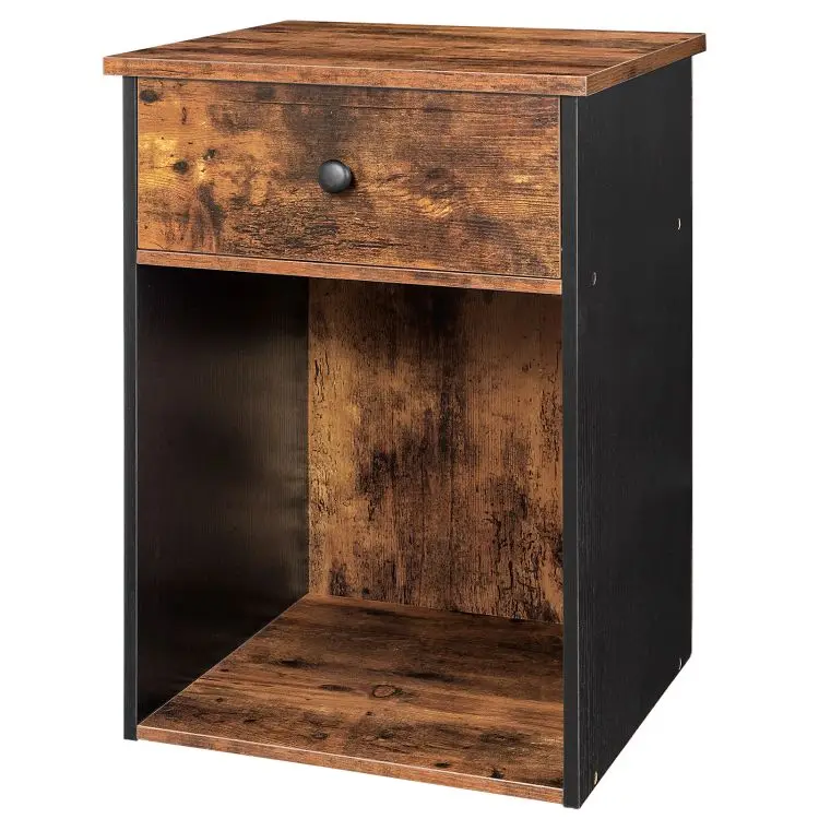 Hoobro Retro File Storage Table For Home Office,Industrial