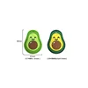 Anneau de dentition en silicone (avocat) (1/2 vert)