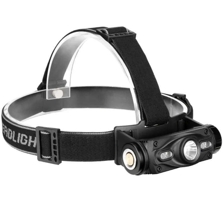 10w Aluminum Rechargeable Head Torch P50 Red Blue Flashing Quality