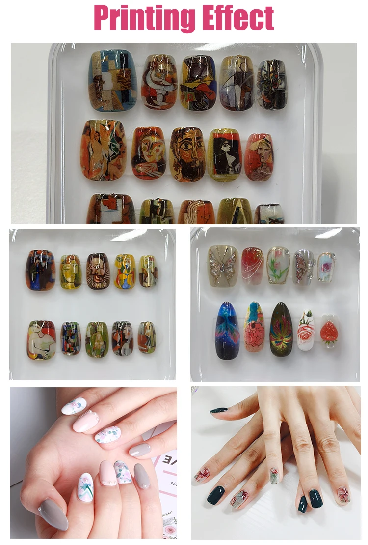 SUNWIN Nail Printer Finger DIY Print Art WIFI Automatic 3D Art Designs Finger Nails Printing Machine for Salon Use