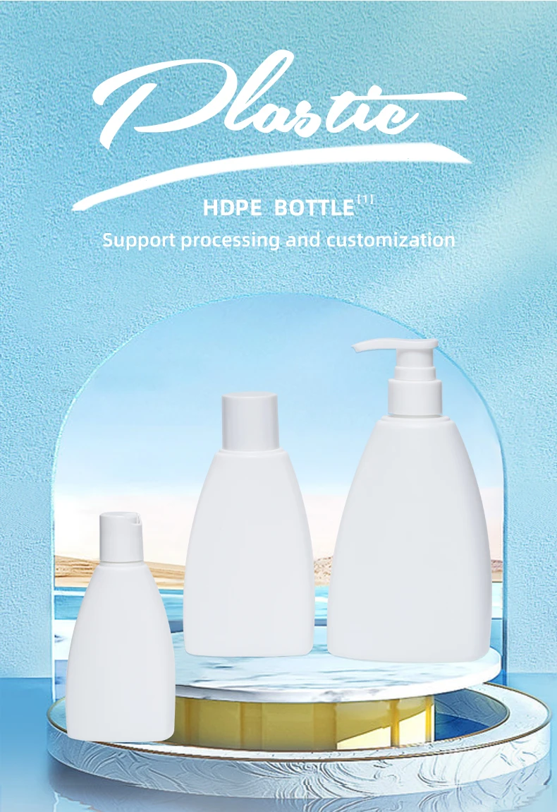 Unique Triangle Shaped Bottles 100ml 200ml 300ml Spray and Cosmetic Container