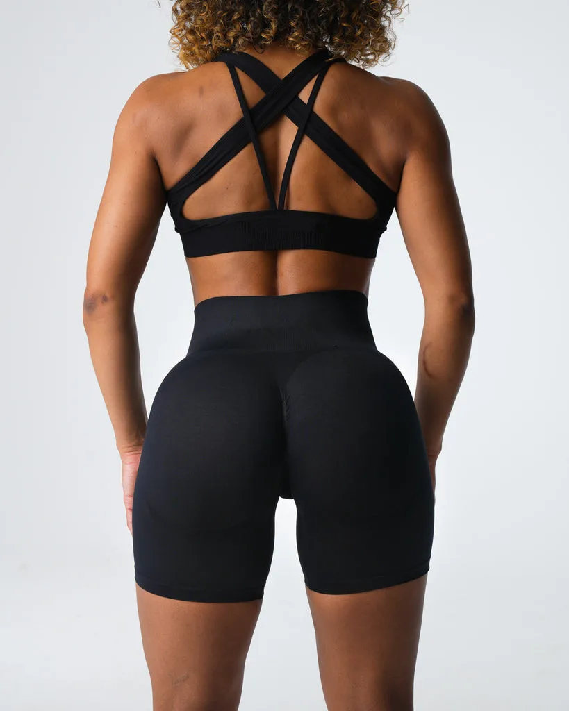 Gluteal Muscle Line Hip Raise Skinny Seamless Shorts Fitness Yoga Shorts