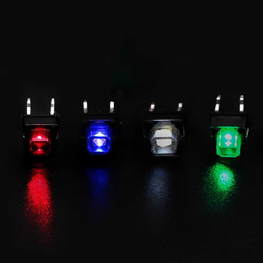 5X5 6X6 Rubber Button SMD Touch Tact Switch 50Ma 12V