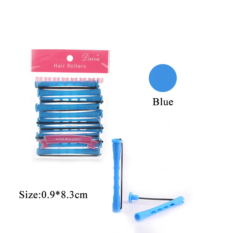 Wholesale Custom Multi-Size Hair Perm Rods DIY Hairdressing Tools Plastic Hair Rollers Cold Wave Rods for Long Short Hair