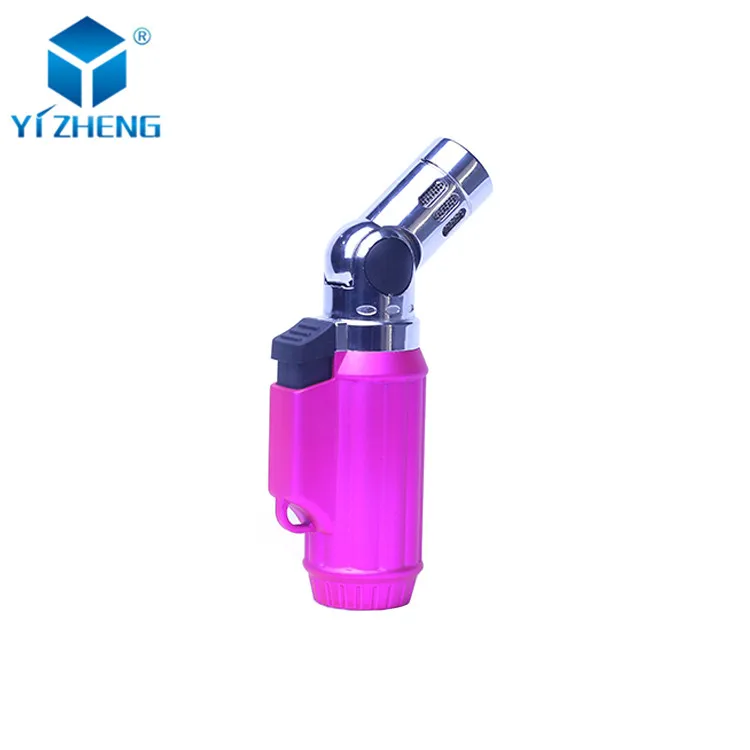 Flame Nozzle 180 Degrees Freely Adjusted Wholesale Flame Jet Cigar Butane Gas Torch Lighter Smoking Accessories