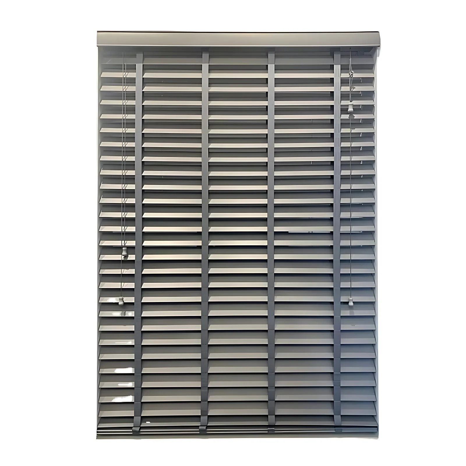 Paulownia Wood Vertical Blinds Eco-Friendly Lightweight Adjustable Built-In for Home Office Bedroom Every Day Use