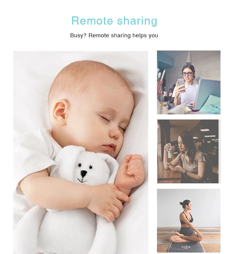 Wireless Baby's Temperature Remote Control Monitoring Wearable Smart Digital Thermometer for Baby