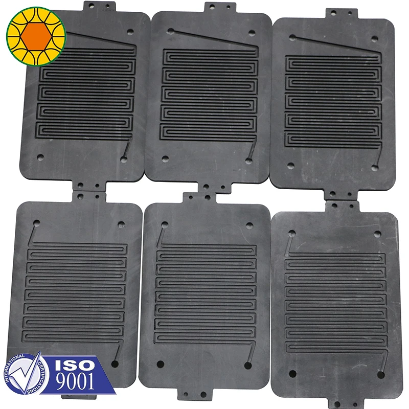 Hydrogen Fuel Cell Graphite Bipolar Plate High Purity Graphite Current Collector
