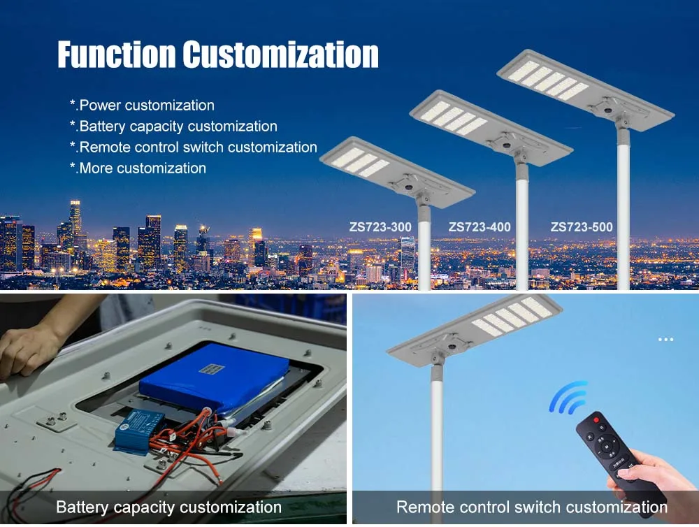 Street Light Ip65 Outdoor Waterproof Solar Light 60w 80w 100w