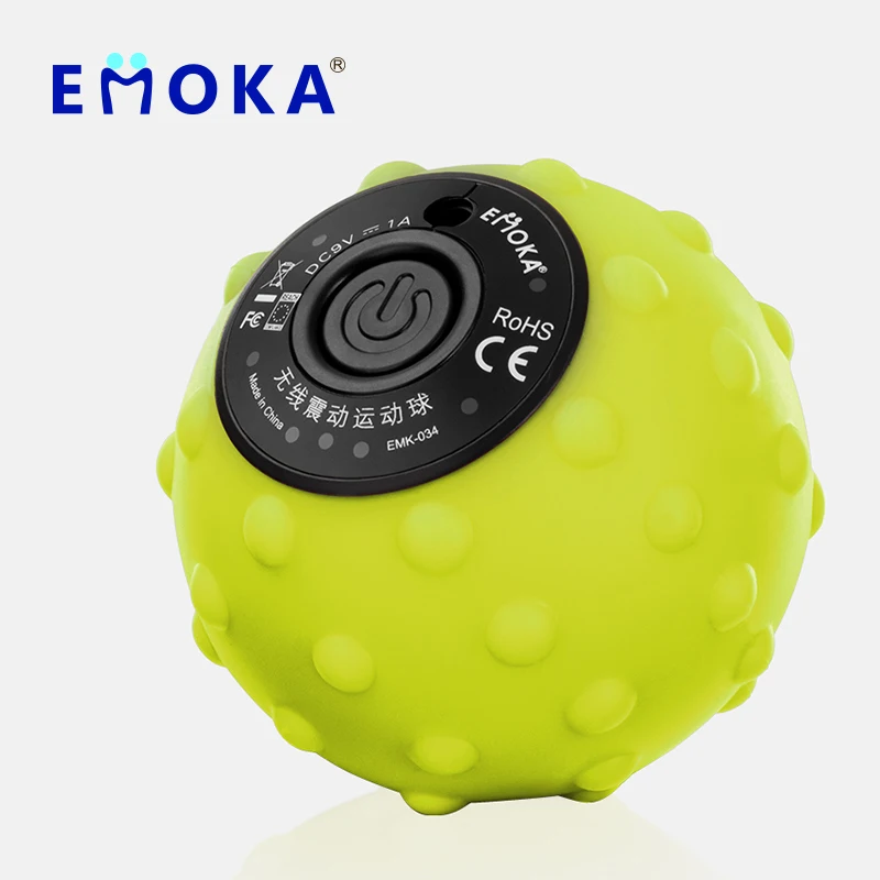 Emoka Muscle Fitness Mini Vibrating Electric Massage Roller Ball