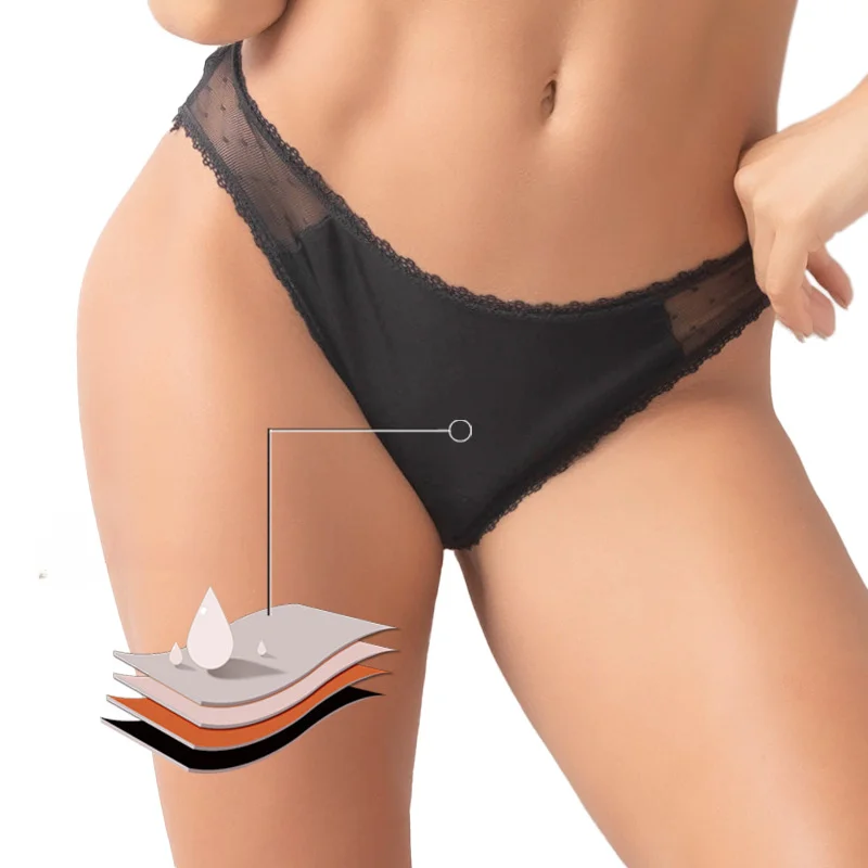 Lace Period Brief -gusset reference