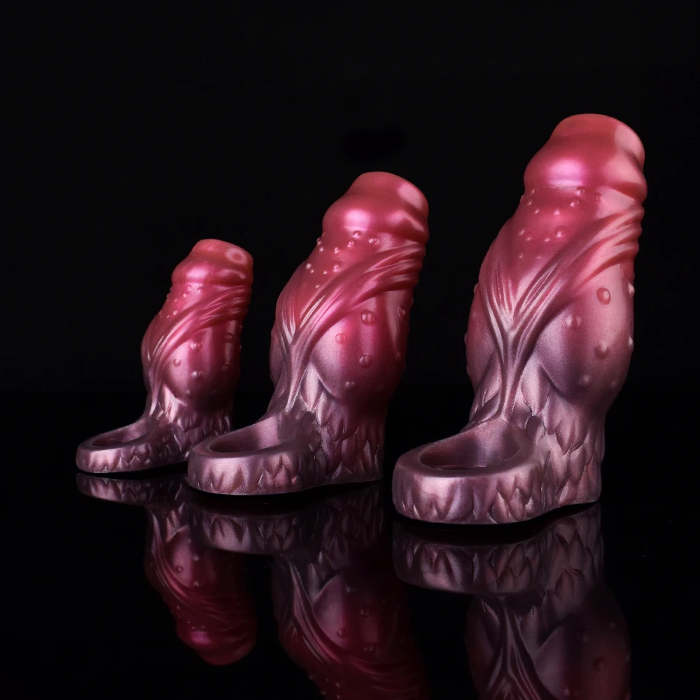 NNSX Fantasy Knot Open Sheath Penis Extender with 3 Active Sizes Cock Sleeve Silicone Fantasy Penis Extender Wholesale