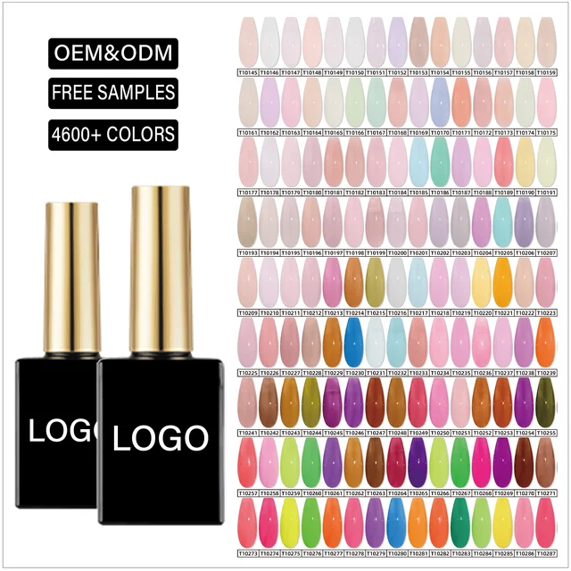 OEM low MOQ free sample gel factory hot sales professional manufacturer colours uv gel nail gel polish