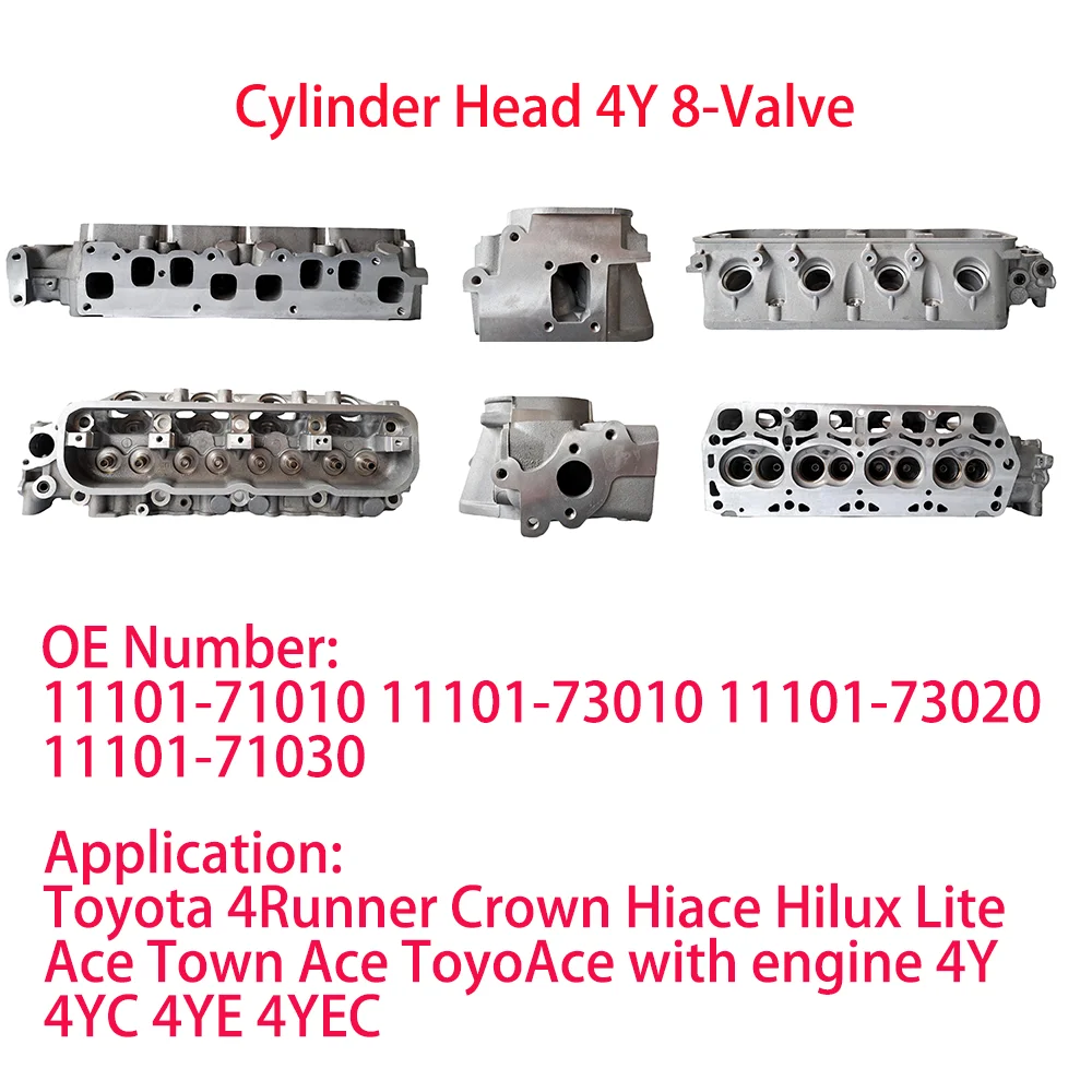 Toyota 7AFE 8AFE Cylinder Heads for Carina, Corolla, Corona, Vios