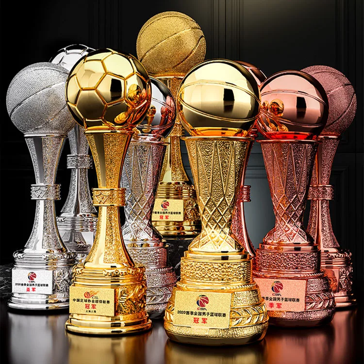 product wholesale professional customize personal logo sports basketball football trophy cup resin trophy award-35