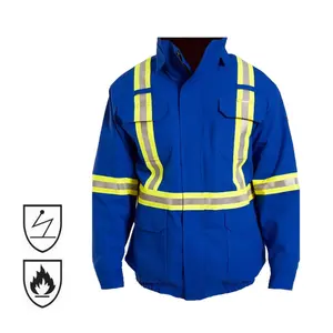 CE Certificate Winter Oil Gas Offshore Fire Resistant Welder Rig Oil Drilling Electrical Welding Petroleum Oil Field Workwear