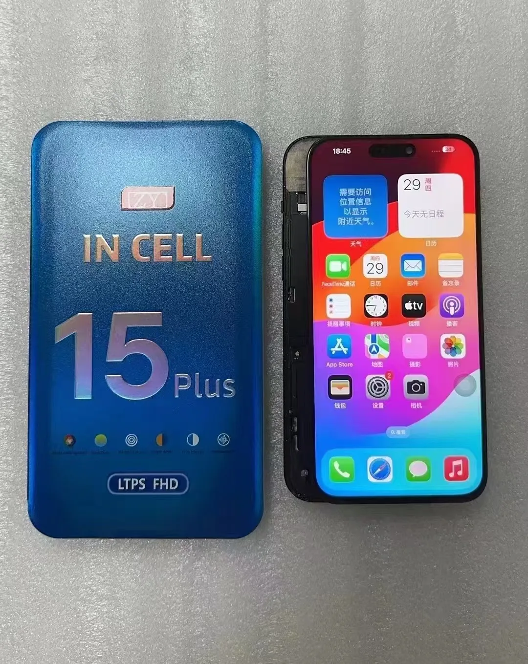 Cell Phone Screens ZY INCELL FHD COF Quality for iPhone Mobile