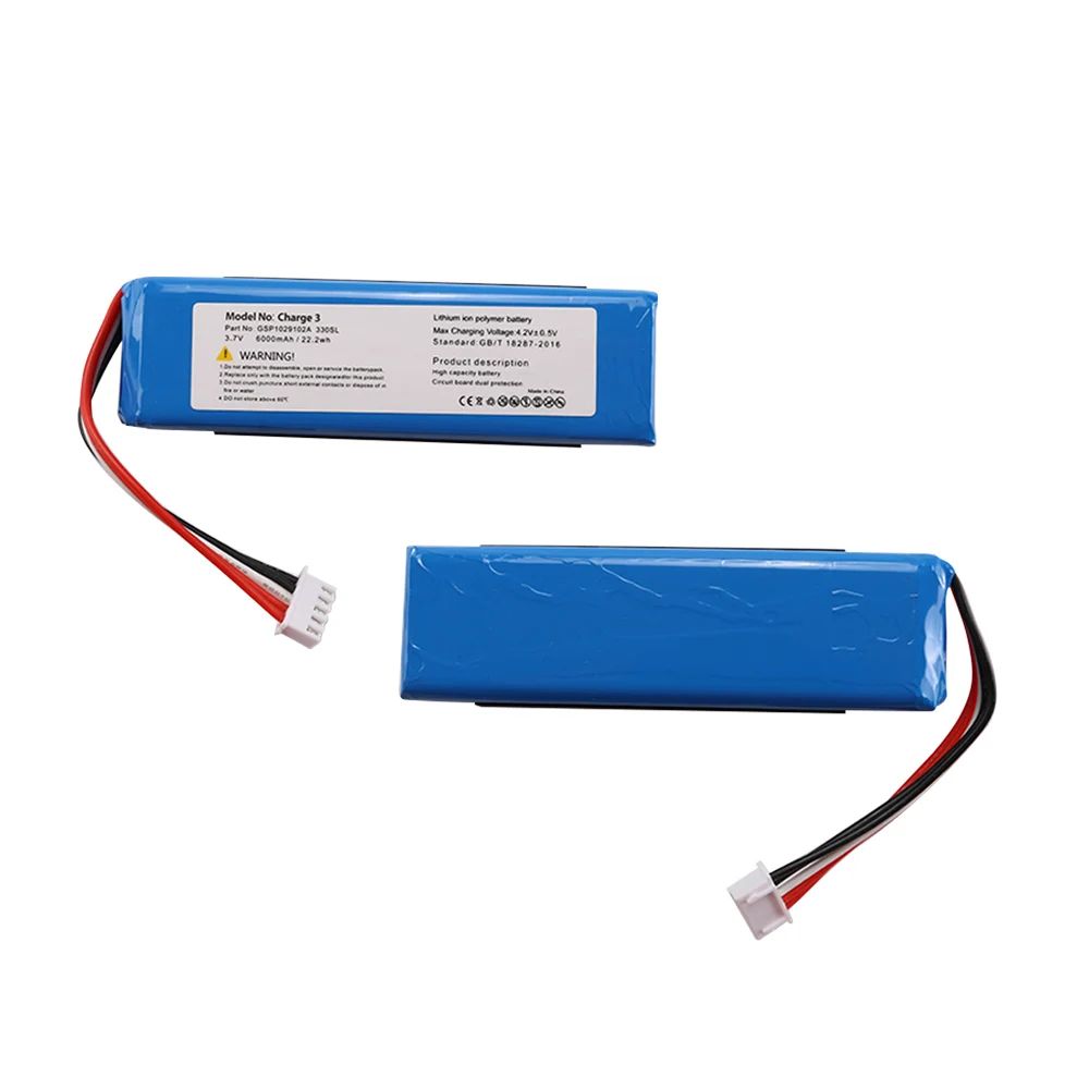 Standard Replacement Li-polymer Battery for JBL Flip 5/4/3/2/1 Rechargeable Speaker Battery for Charge 5/4/3/2/1 Battery Pack